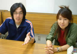 みかんひろしさん(左)、たなか一絵さん